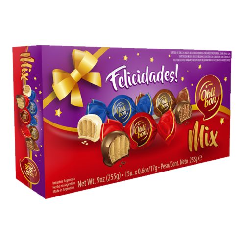 Caja Bombon Mix Oblibon X15 Unidades