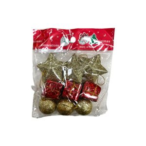 Adorno Navideño Modelos Surtidos (Bolita , Regalo , Estrella) x9u