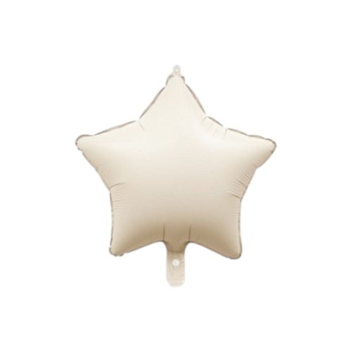 Globo Estrella Inflable Metalizado Color Natural 45cm