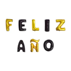 Globo Set Frase Feliz Año