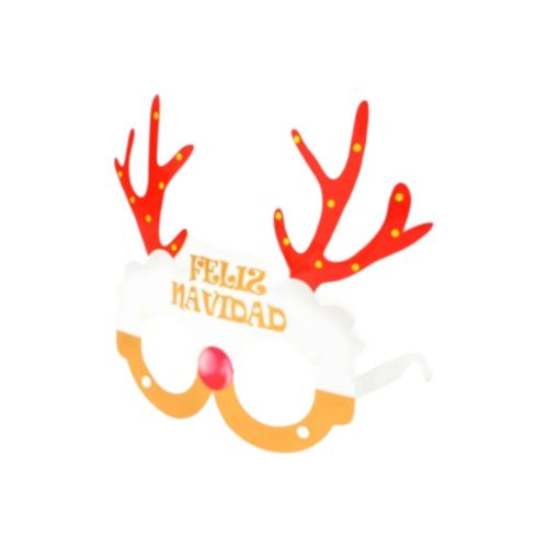 Anteojo Reno Feliz Navidad x1