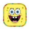 Plato Polipapel Bob Esponja X 8 Unidades - Oficial
