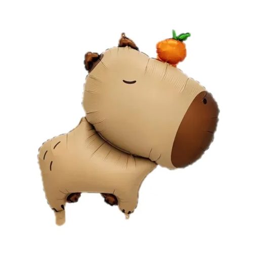 Globo Capibara con Fruta (Silueta) Apto Aire 44cm
