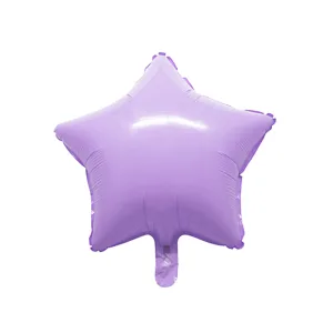 Globo Estrella Color Lila PASTEL 45 CM