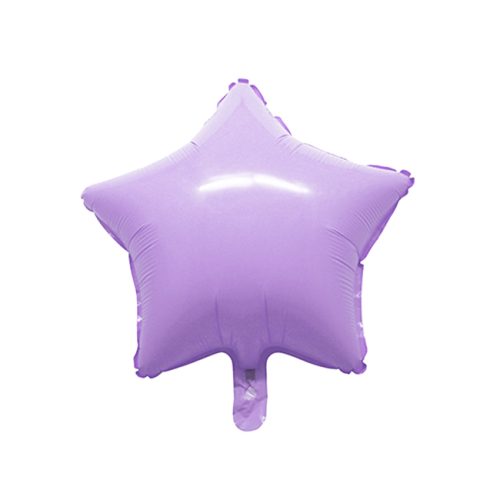 Globo Estrella Color Lila PASTEL 45 CM