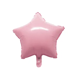 Globo Estrella Color Rosa PASTEL 45 CM