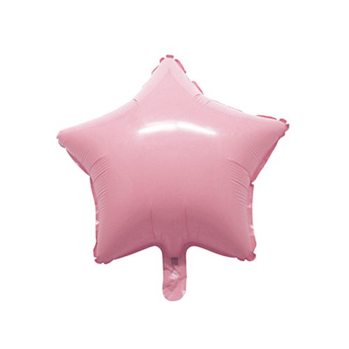 Globo Estrella Color Rosa PASTEL 45 CM