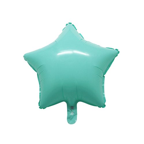 Globo Estrella Color Verde PASTEL 45 CM