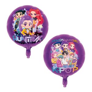 Globo Guerreras KPOP Doble Cara (18 Pulgadas) Apto Aire