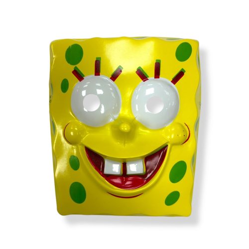 Mascara Careta Plástica Bob Esponja x1 Unidad