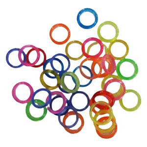 Alianza con Brillo de Plastico 2cm x36u