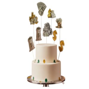 Cake Topper Dolares