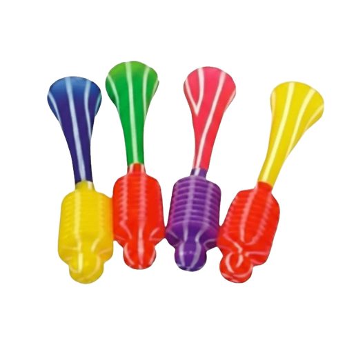 Corneta Corta Con Fuelle Colores Surtidos x1u 34cm