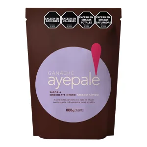 Ganache de Chocolate Negro Secado Rapido Ayepale x800g