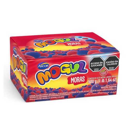 Caja Gomitas Mogul Moras 50gr x10u