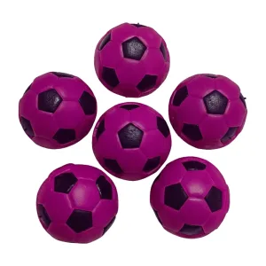 Pelotitas de Futbol Plásticas Miami x6 Unidades