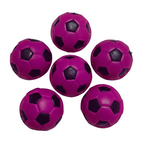 Pelotitas de Futbol Plásticas Miami x6 Unidades