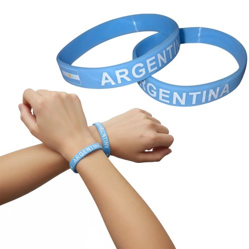 Pulsera Silicona Argentina x1 Unidad