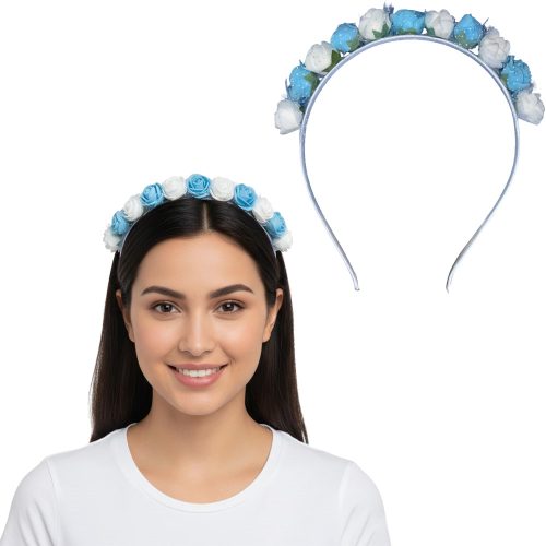 Vincha Argentina Rosas Flores Goma Eva x1u