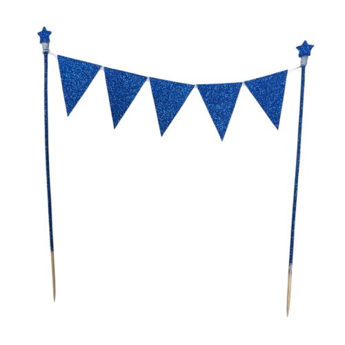 Banderin para Torta Gibreado Azul