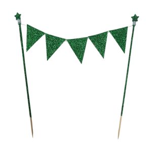 Banderin para Torta Gibreado Verde