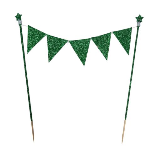 Banderin para Torta Gibreado Verde