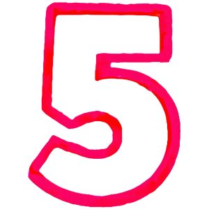 Cortante Marcador Numero 5