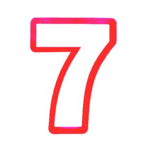 Cortante Marcador Numero 7