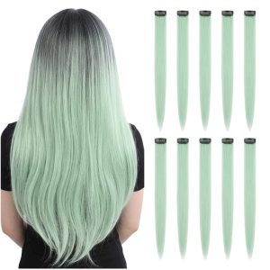 Extension de Pelo Color VERDE PASTEL