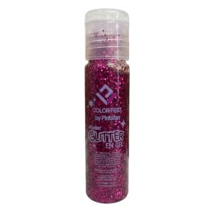 Glitter en Gel Fucsia x20Grs