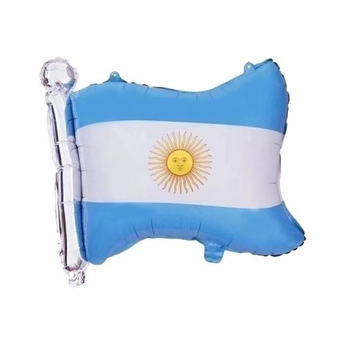 Globo Silueta Bandera Argentina 50 x 40cm