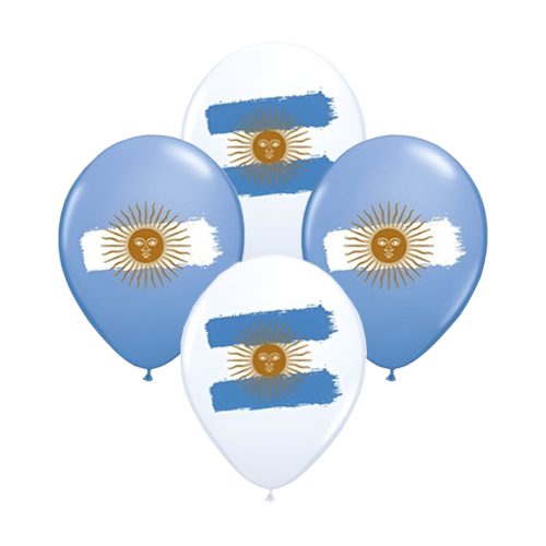 Globos ARGENTINA 12 Pulgadas X10 Unidades