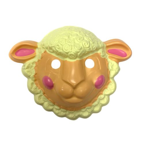 Mascara Careta Plástica Oveja x1 Unidad