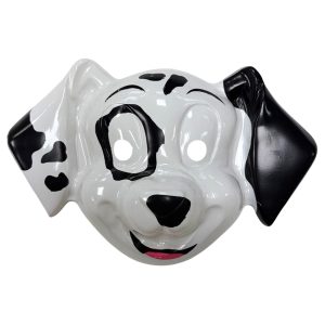 Mascara Careta Plástica Dalmata x1 Unidad