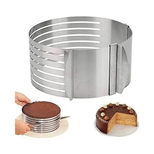 Molde Corta Torta Capas Ajustable 15cm x1 Unidad