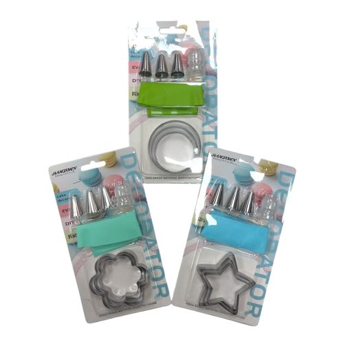 Set Manga Repostera con Cupla Tres Picos Y Cortantes de Metal Modelos Surtidos