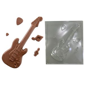 Molde Placa Acetato Guitarra 24cm