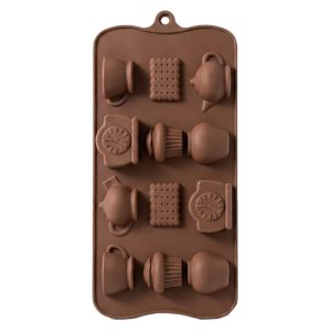 Molde Silicona Bombones Formas Surtidas Merienda x12u