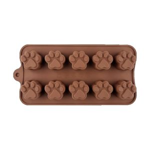 Molde de Silicona Para Bombones Huellita