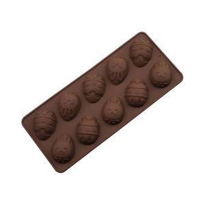 Molde de Silicona Para Bombones Huevo de Pascua Conejo