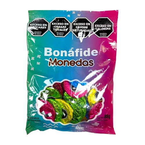 Monedas DOLAR de Chocolate BONAFIDE 88Grs