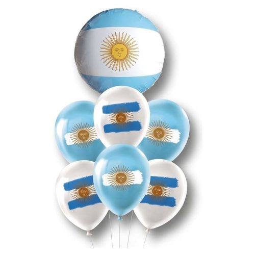 Set Globos Patrio ARGENTINA  7 pcs