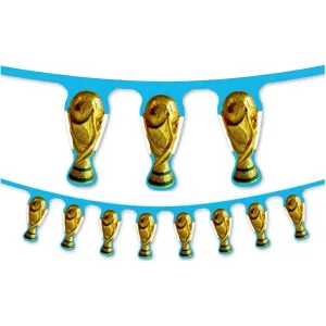 Banderin Argentina Copa del Mundo 1.50 Mts N°12