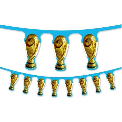 Banderin Friselina Argentina Copa del Mundo 1.50 Mts