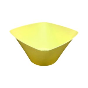 Bowl Cuadrado Amarillo Pastel KV x1 Unidad