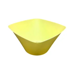 Bowl Cuadrado Amarillo Pastel KV x1 Unidad