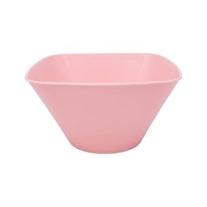 Bowl Cuadrado Rosa Pastel KV x1 Unidad