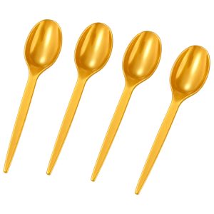 Cuchara Sundae Color Dorado Ban Plast x50 Unidades