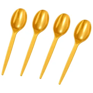 Cuchara Sundae Color Dorado Ban Plast x50 Unidades