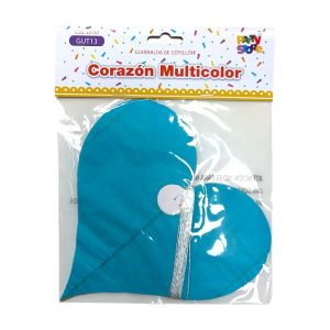 Guirnalda Corazon Multicolor 3,6mts